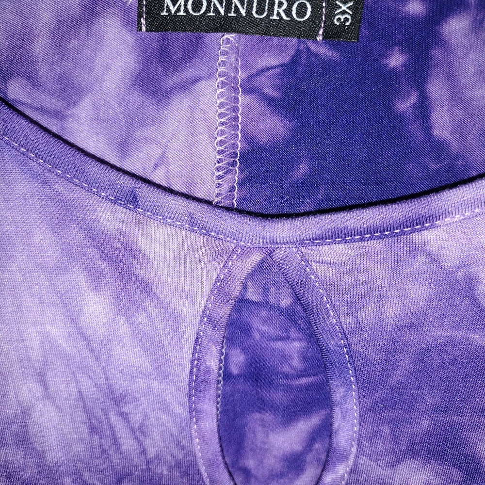 Purple Tie Dye blouse